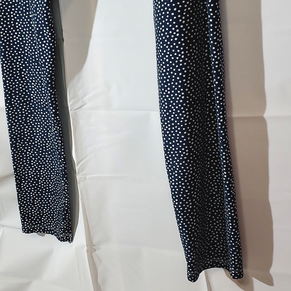 High Waisted Sleep/Loungewear Leggings, Blue and White - Size XLarge - Picture 11 of 13
